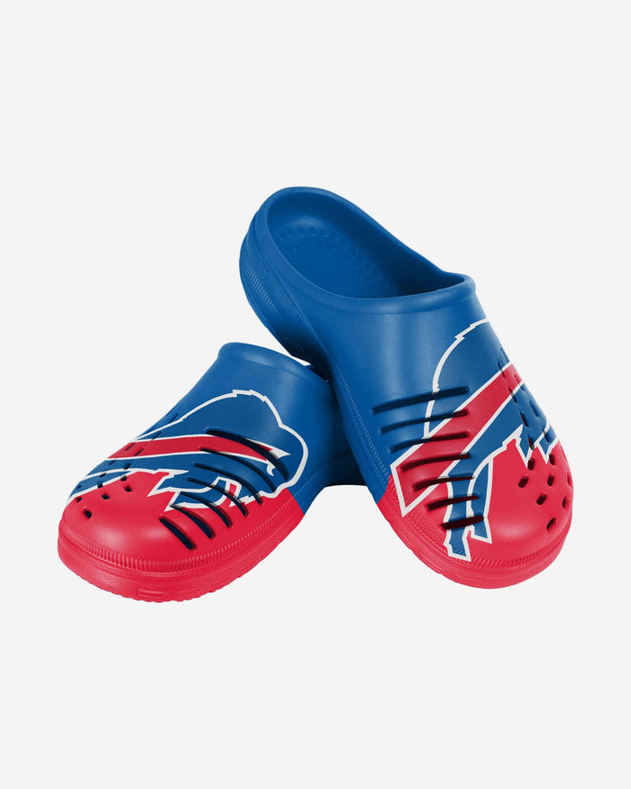 Buffalo Bills Youth Colorblock Big Logo Clog FOCO - FOCO.com