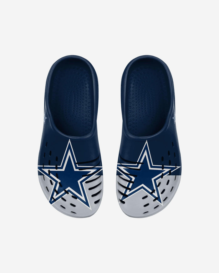 Dallas Cowboys Youth Colorblock Big Logo Clog FOCO - FOCO.com