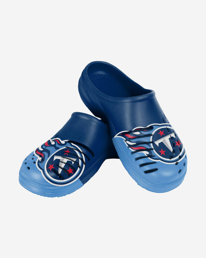 Tennessee Titans Youth Colorblock Big Logo Clog FOCO - FOCO.com