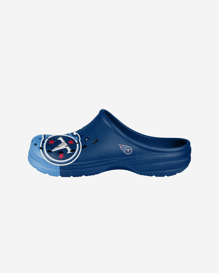 Tennessee Titans Youth Colorblock Big Logo Clog FOCO S - FOCO.com