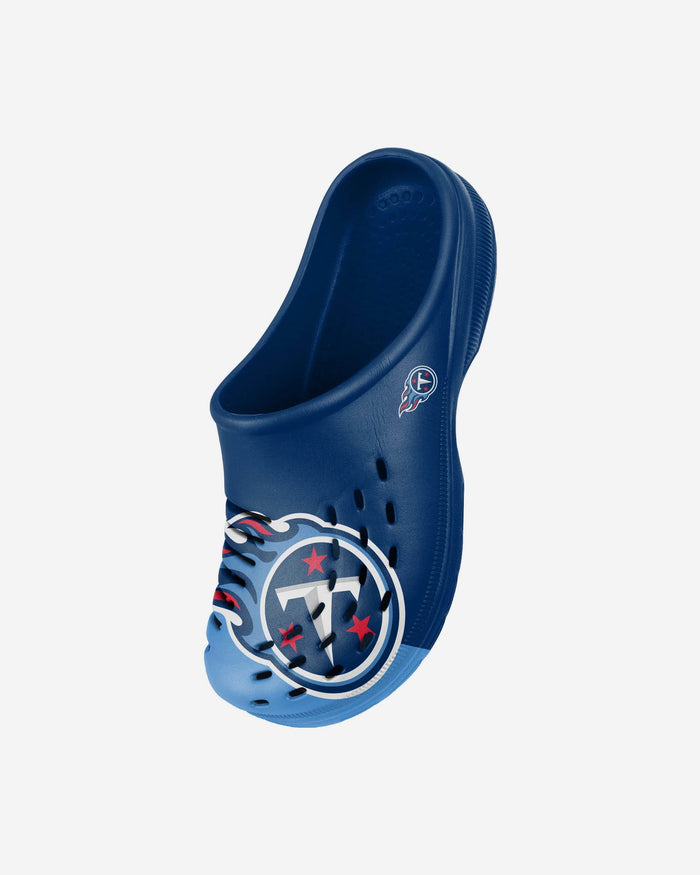 Tennessee Titans Youth Colorblock Big Logo Clog FOCO - FOCO.com