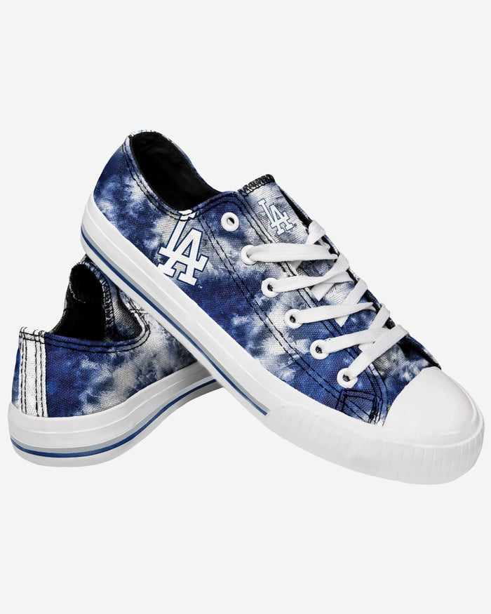 Los Angeles Dodgers Womens Low Top Tie-Dye Canvas Shoe FOCO - FOCO.com
