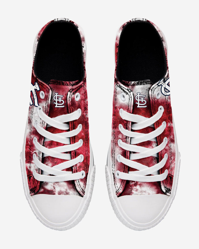 St Louis Cardinals Womens Low Top Tie-Dye Canvas Shoe FOCO - FOCO.com