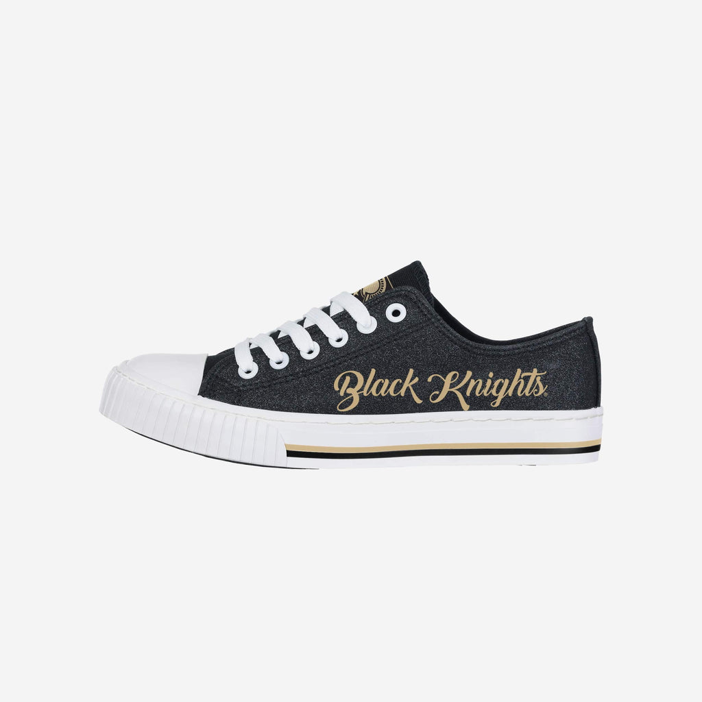 Army Black Knights Womens Color Glitter Low Top Canvas Shoes FOCO 6 - FOCO.com