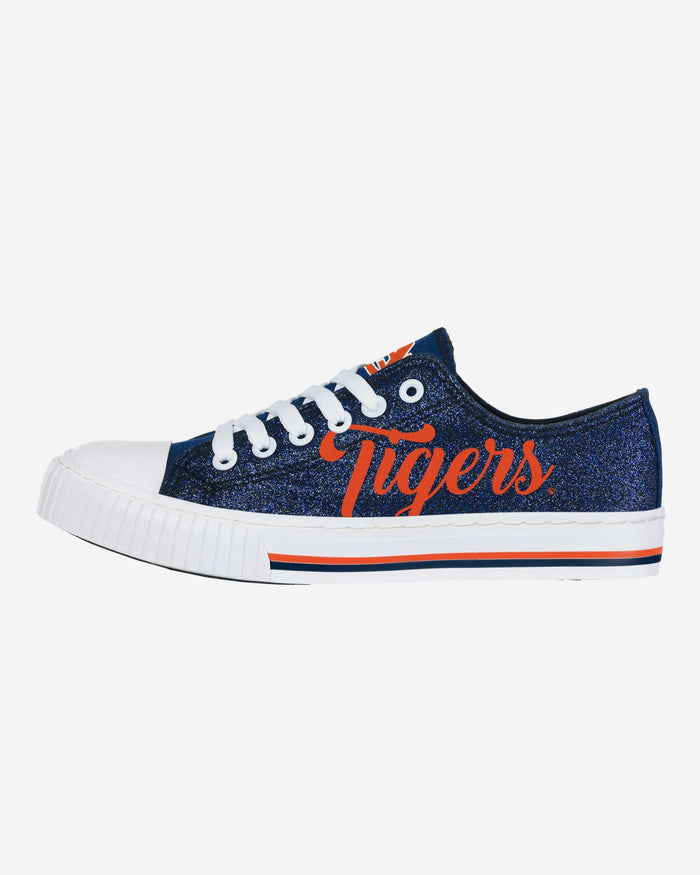 Auburn Tigers Womens Color Glitter Low Top Canvas Shoes FOCO 6 - FOCO.com