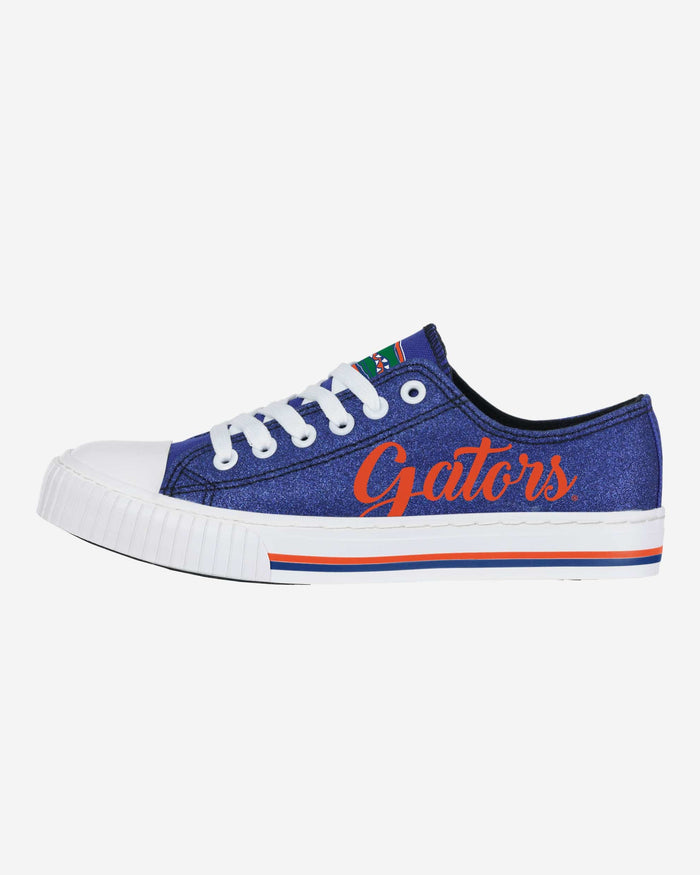 Florida Gators Womens Color Glitter Low Top Canvas Shoes FOCO 6 - FOCO.com