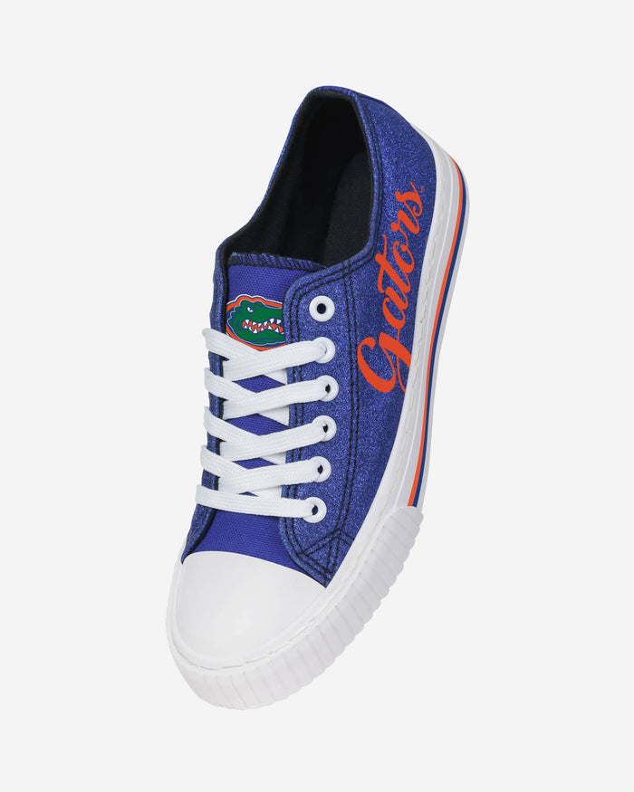 Florida Gators Womens Color Glitter Low Top Canvas Shoes FOCO - FOCO.com