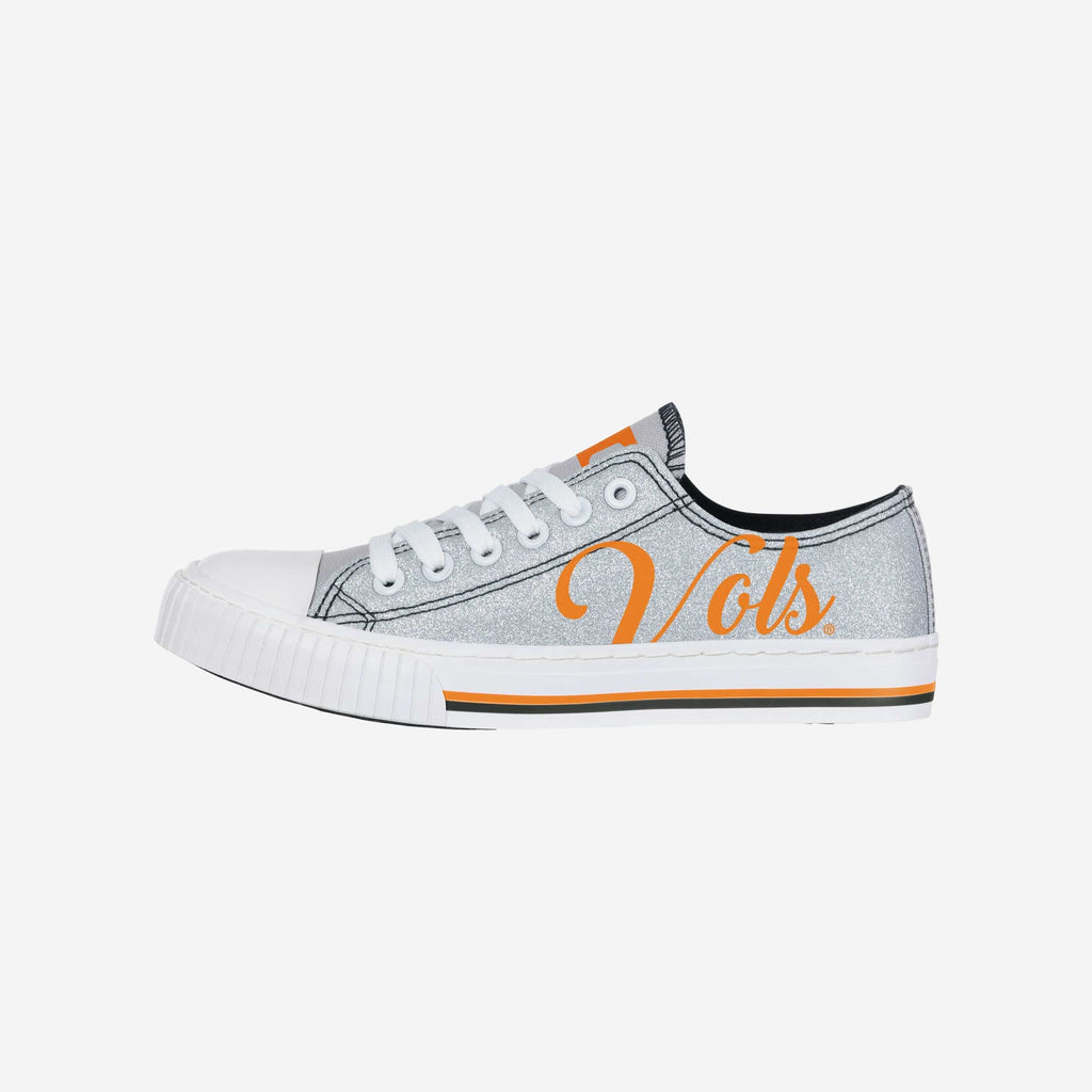 Tennessee Volunteers Womens Color Glitter Low Top Canvas Shoes FOCO 6 - FOCO.com