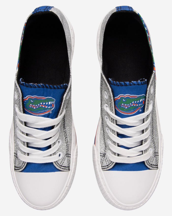 Florida Gators Womens Glitter Low Top Canvas Shoe FOCO - FOCO.com