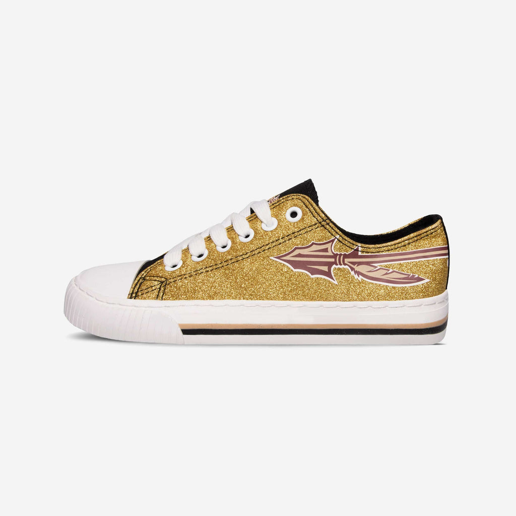 Florida State Seminoles Womens Glitter Low Top Canvas Shoe FOCO - FOCO.com