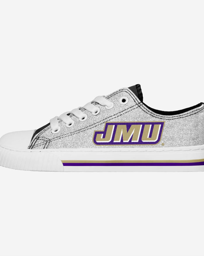 James Madison Dukes Womens Glitter Low Top Canvas Shoe FOCO 6 - FOCO.com