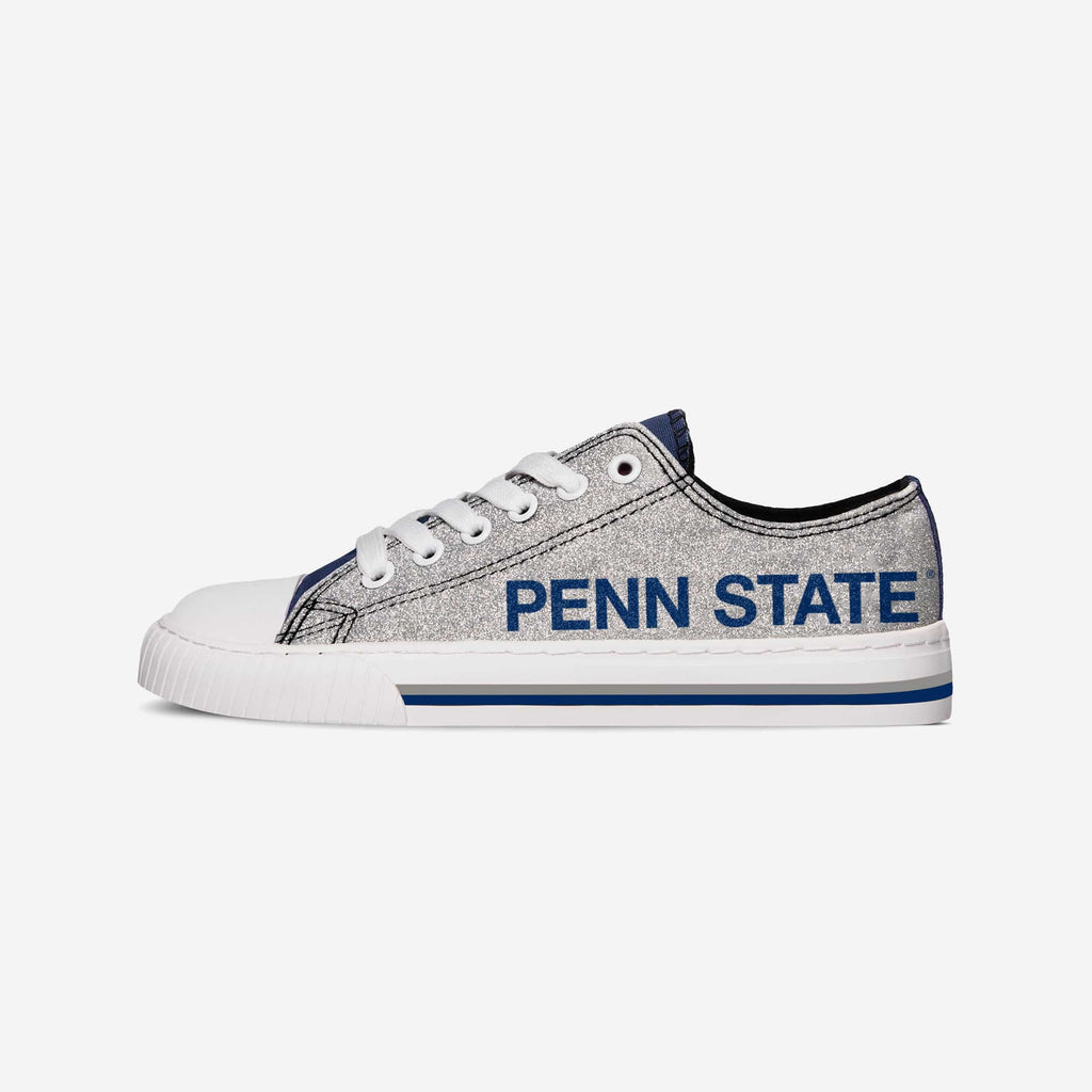 Penn State Nittany Lions Womens Glitter Low Top Canvas Shoe FOCO - FOCO.com