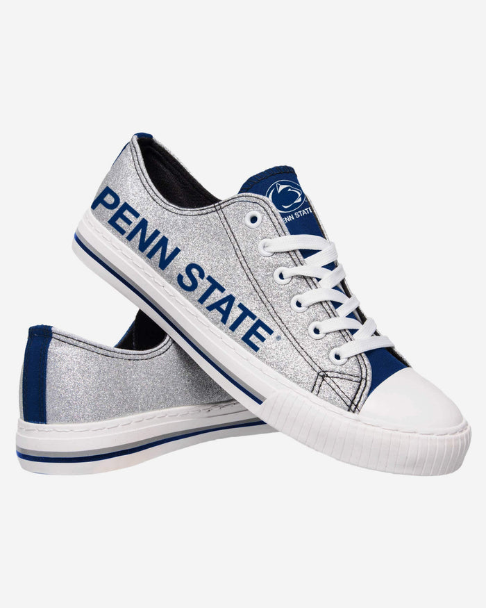 Penn State Nittany Lions Womens Glitter Low Top Canvas Shoe FOCO - FOCO.com