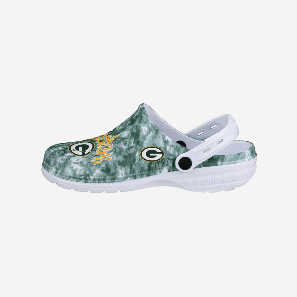 Green Bay Packers Womens Cloudie Clog With Strap FOCO S - FOCO.com