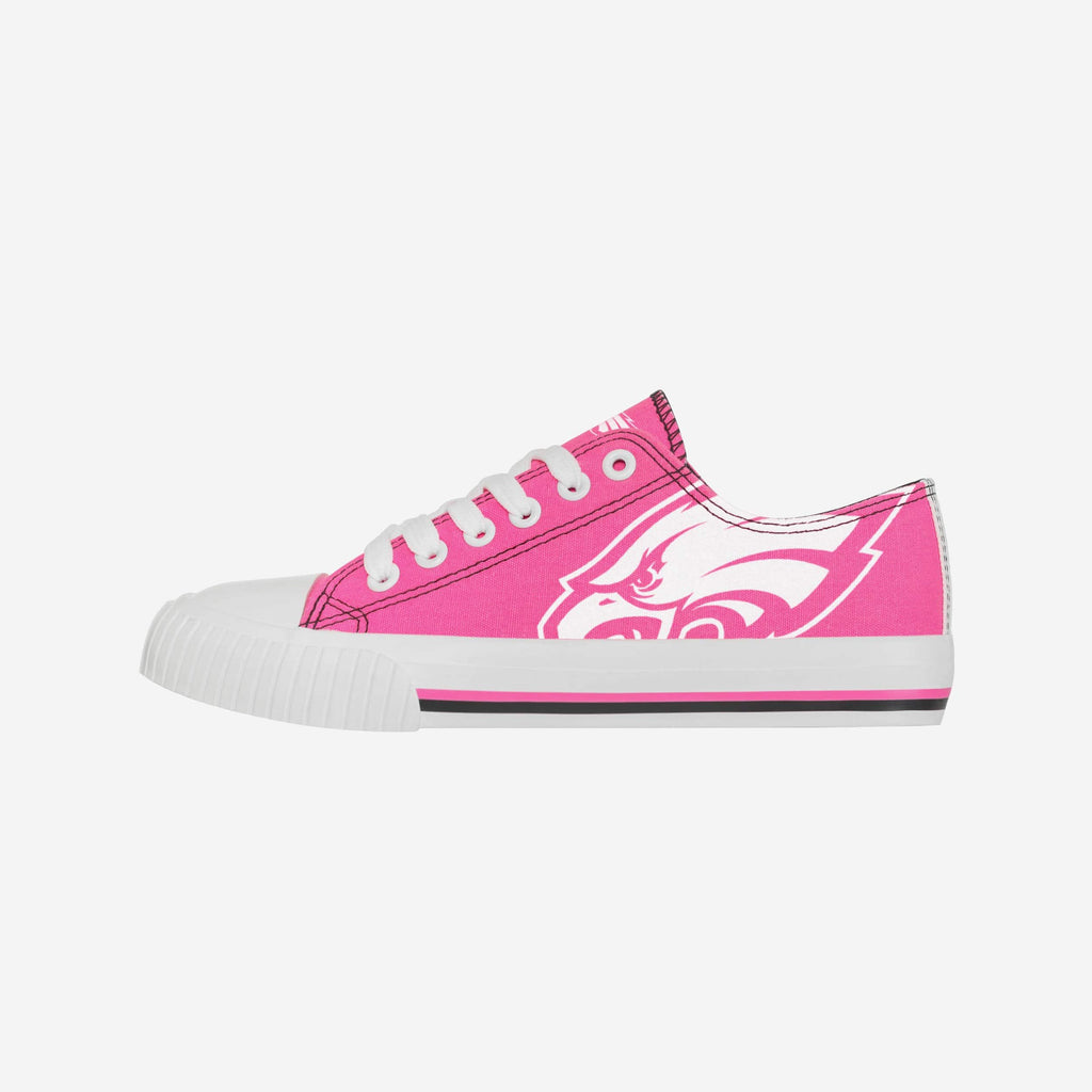 Philadelphia Eagles Womens Highlights Low Top Canvas Shoe FOCO 6 - FOCO.com