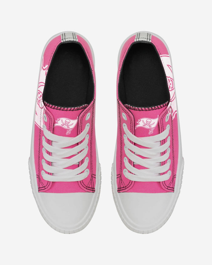 Tampa Bay Buccaneers Womens Highlights Low Top Canvas Shoe FOCO - FOCO.com