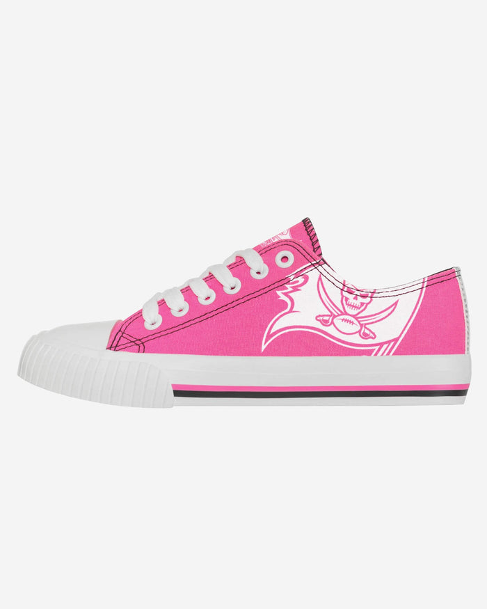 Tampa Bay Buccaneers Womens Highlights Low Top Canvas Shoe FOCO 6 - FOCO.com