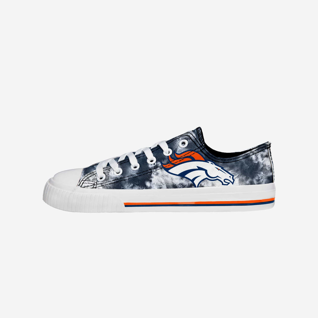 Denver Broncos Womens Low Top Tie-Dye Canvas Shoe FOCO 6 - FOCO.com