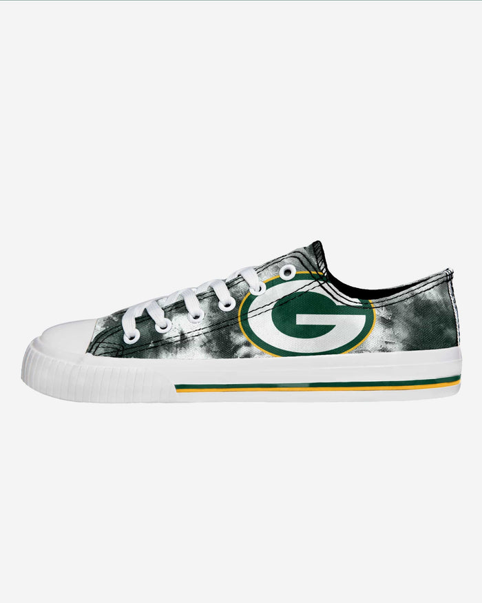 Green Bay Packers Womens Low Top Tie-Dye Canvas Shoe FOCO 6 - FOCO.com