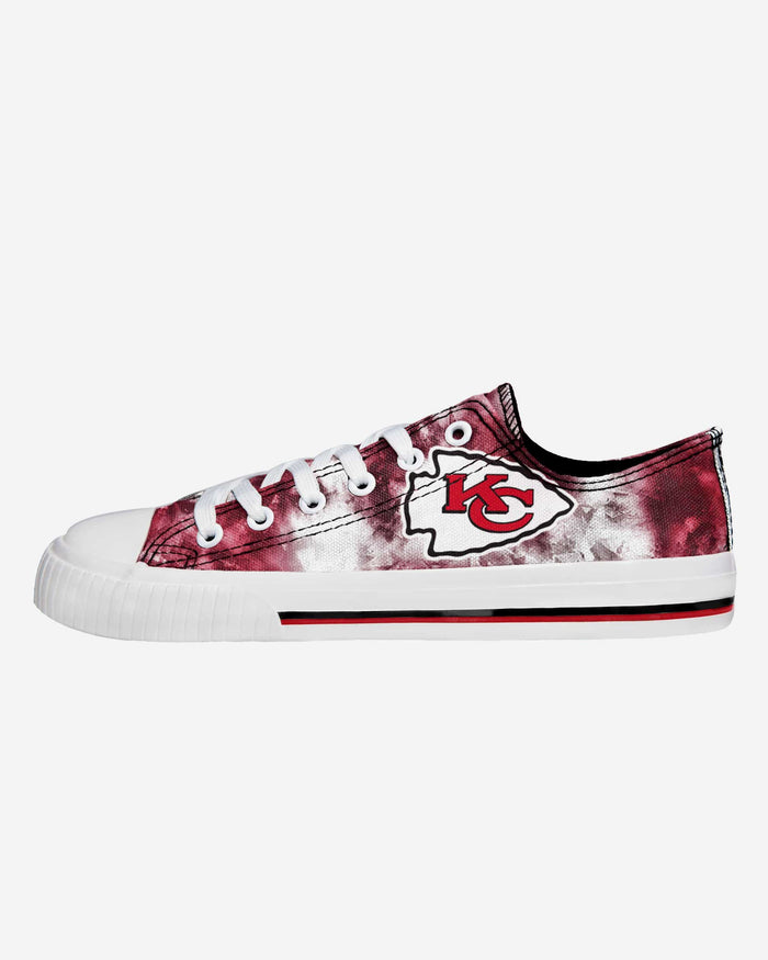 Kansas City Chiefs Womens Low Top Tie-Dye Canvas Shoe FOCO 6 - FOCO.com