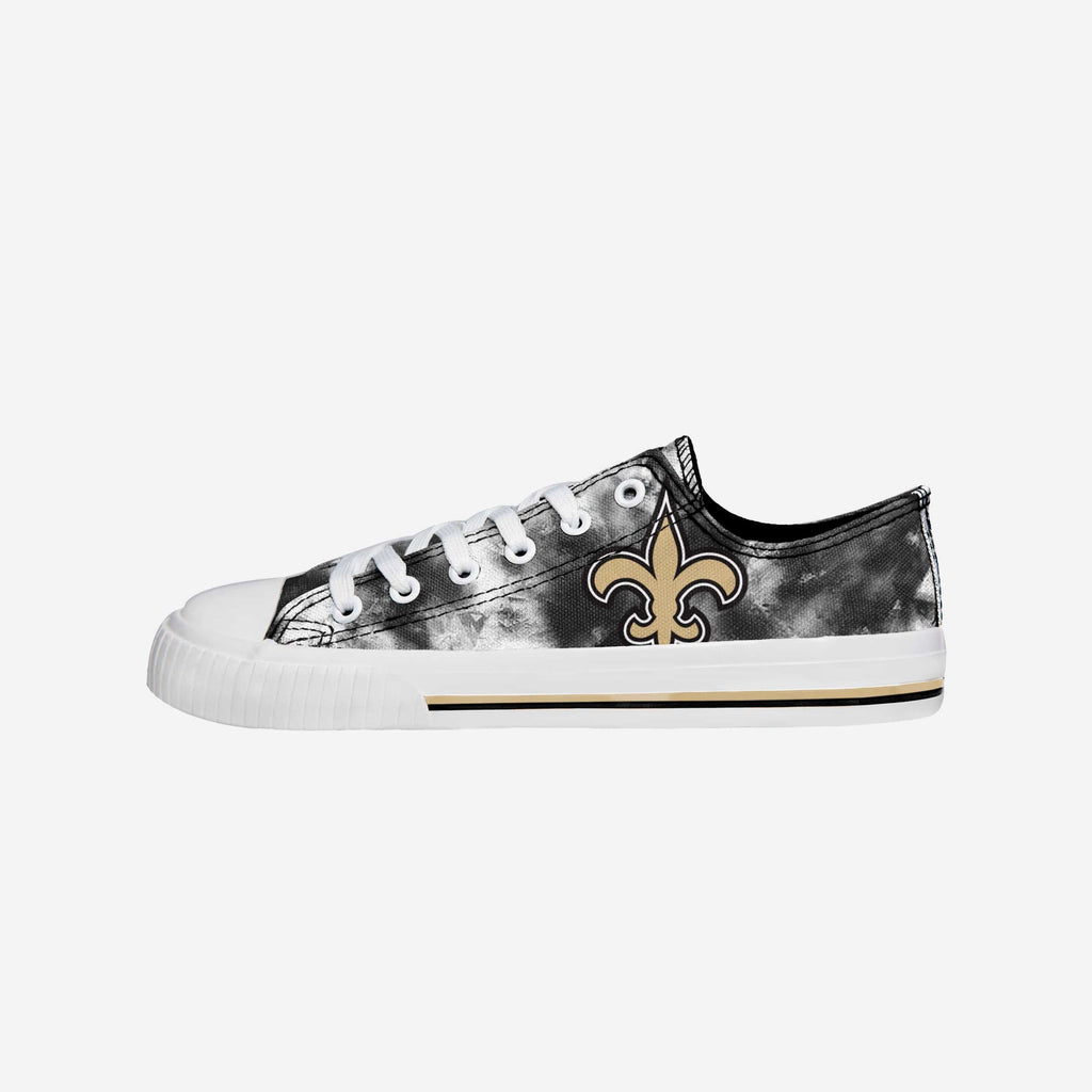 New Orleans Saints Womens Low Top Tie-Dye Canvas Shoe FOCO 6 - FOCO.com