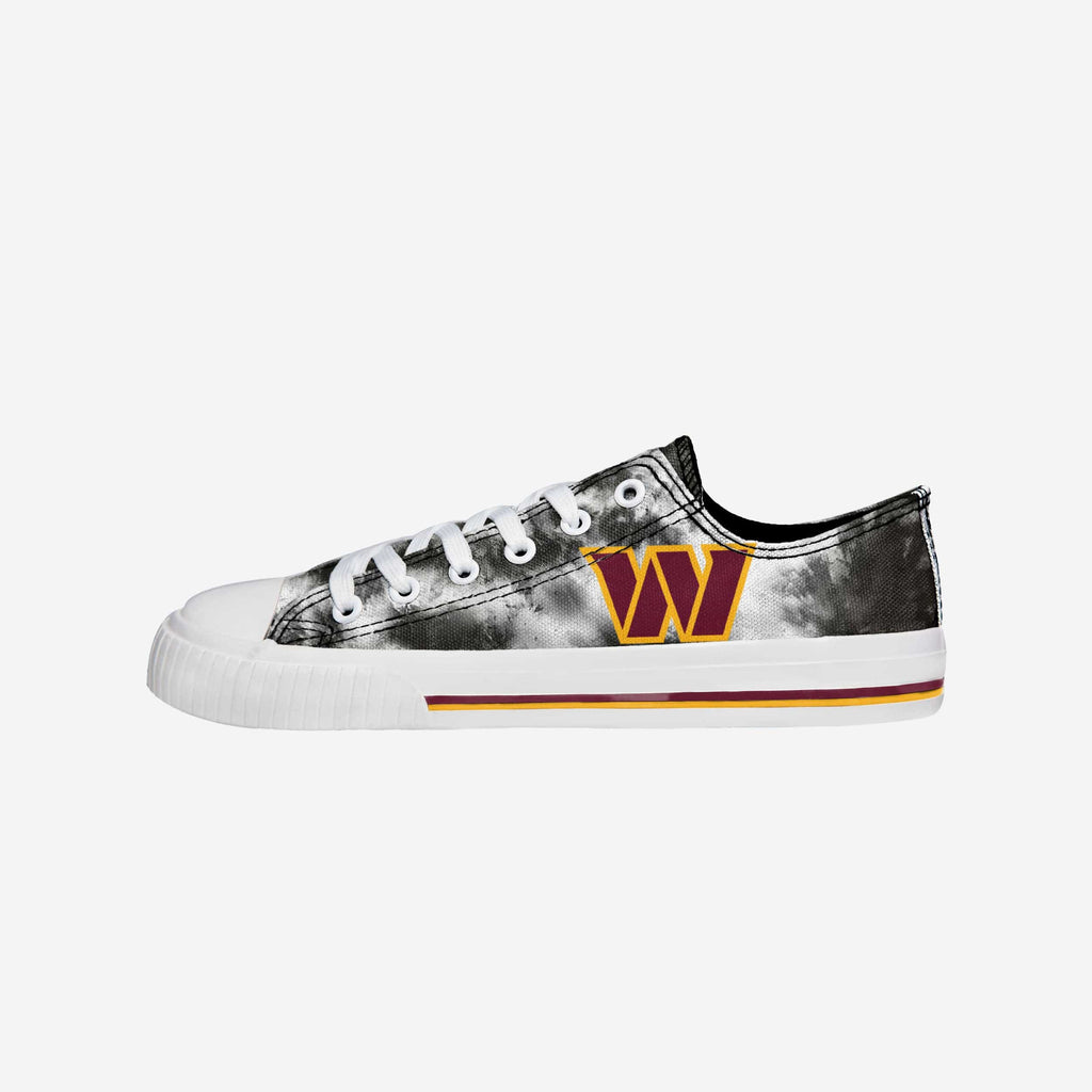 Washington Commanders Womens Low Top Tie-Dye Canvas Shoe FOCO 6 - FOCO.com