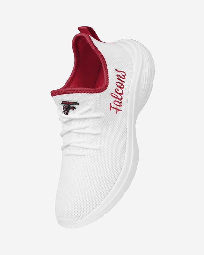 Atlanta Falcons Womens Midsole White Sneakers FOCO - FOCO.com