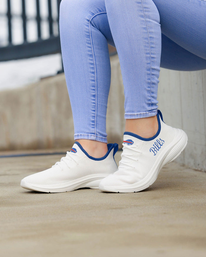 Buffalo Bills Womens Midsole White Sneakers FOCO - FOCO.com