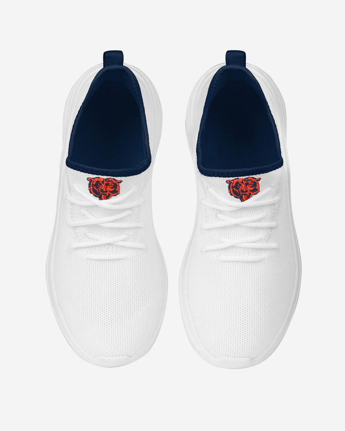 Chicago Bears Womens Midsole White Sneakers FOCO - FOCO.com