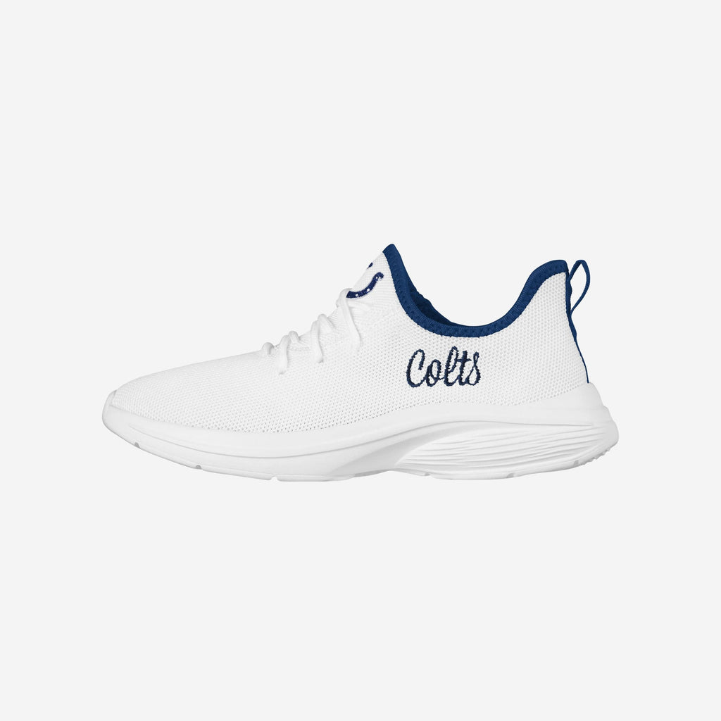 Indianapolis Colts Womens Midsole White Sneakers FOCO 6 - FOCO.com