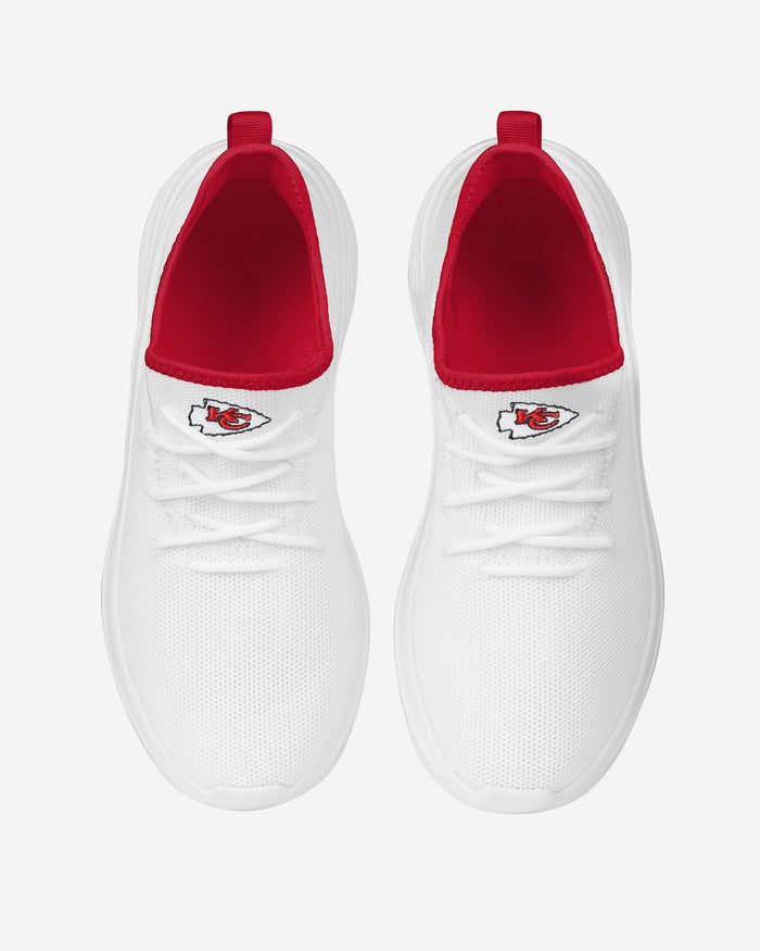 Kansas City Chiefs Womens Midsole White Sneakers FOCO - FOCO.com