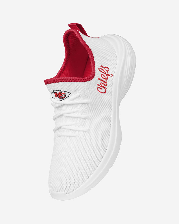 Kansas City Chiefs Womens Midsole White Sneakers FOCO - FOCO.com