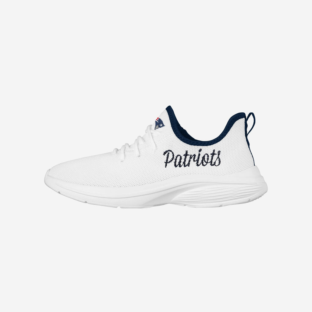 New England Patriots Womens Midsole White Sneakers FOCO 6 - FOCO.com