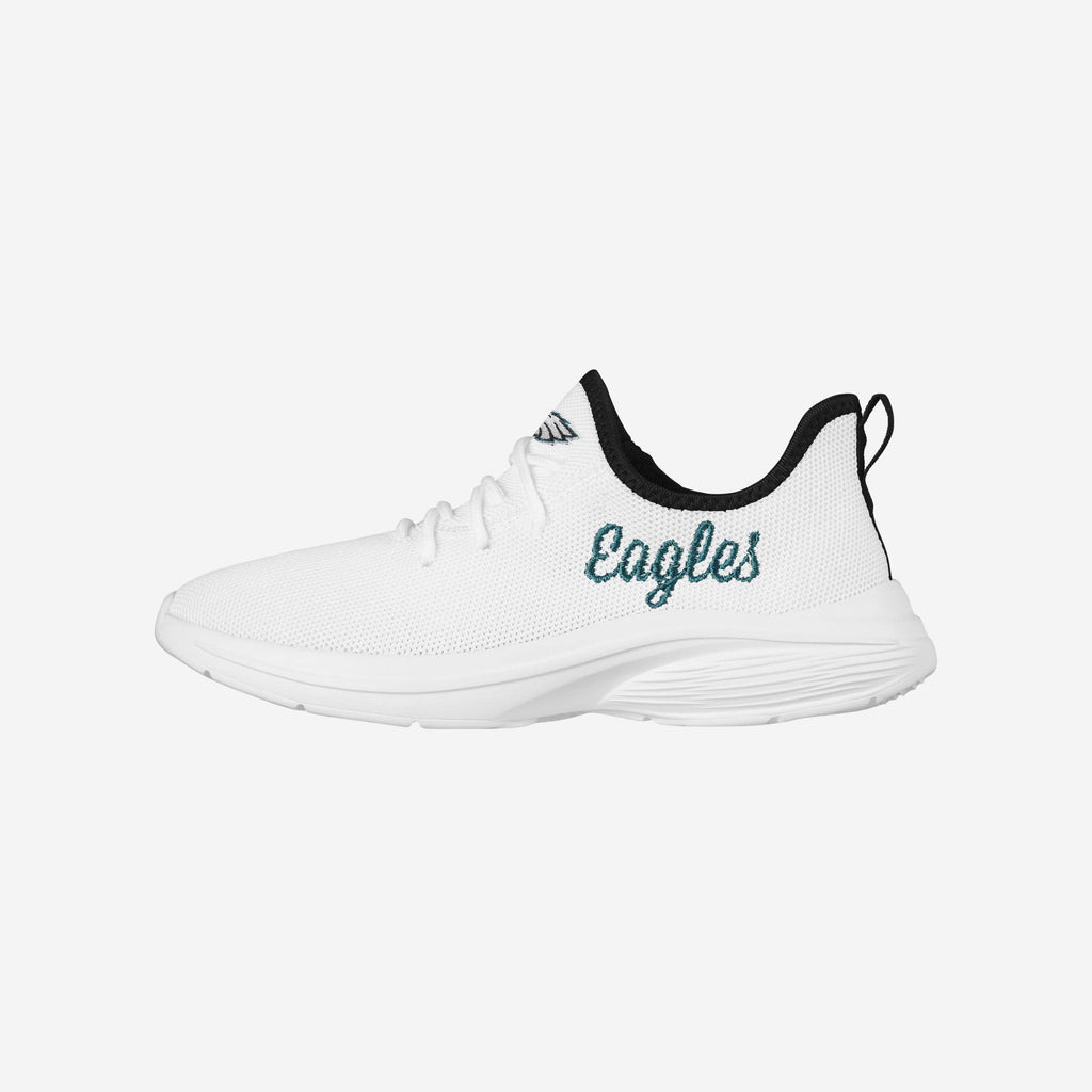 Philadelphia Eagles Womens Midsole White Sneakers FOCO 6 - FOCO.com