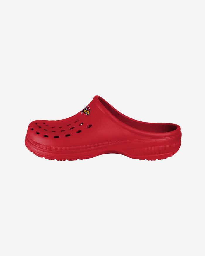 Louisville Cardinals Womens Solid Clog FOCO S - FOCO.com