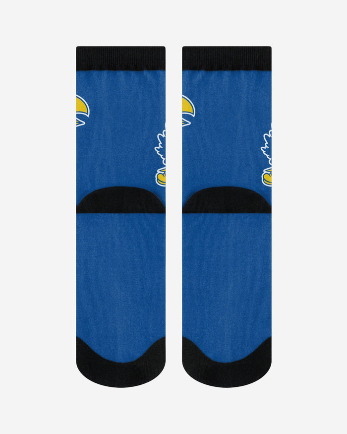 Kansas Jayhawks Primetime Socks FOCO - FOCO.com