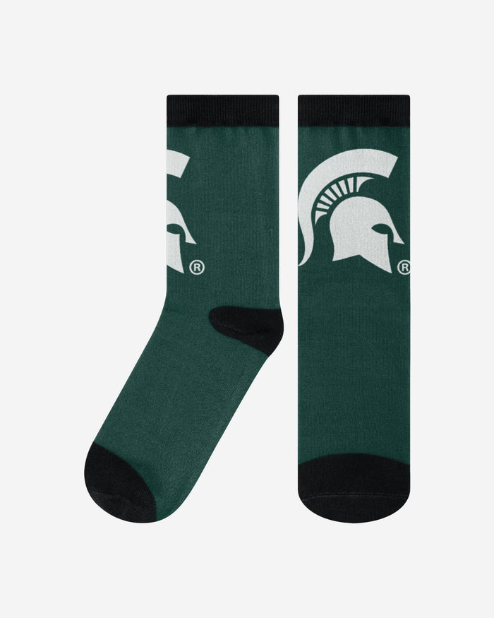 Michigan State Spartans Primetime Socks FOCO S/M - FOCO.com