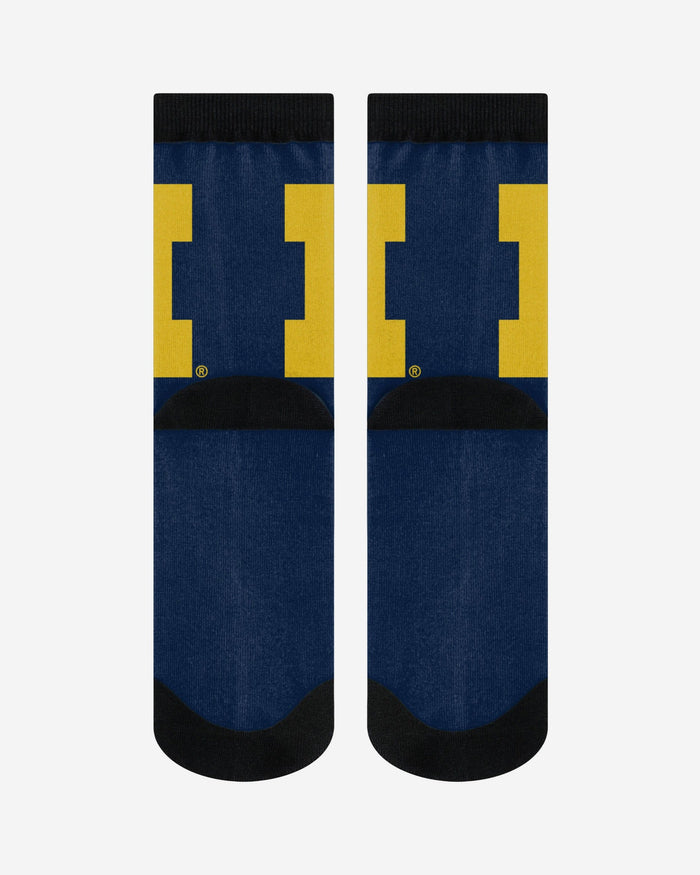 Michigan Wolverines Primetime Socks FOCO - FOCO.com