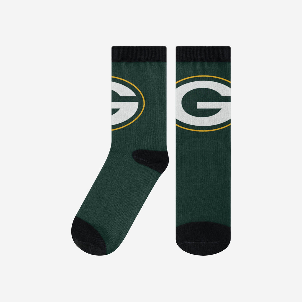 Green Bay Packers Primetime Socks FOCO L/XL - FOCO.com