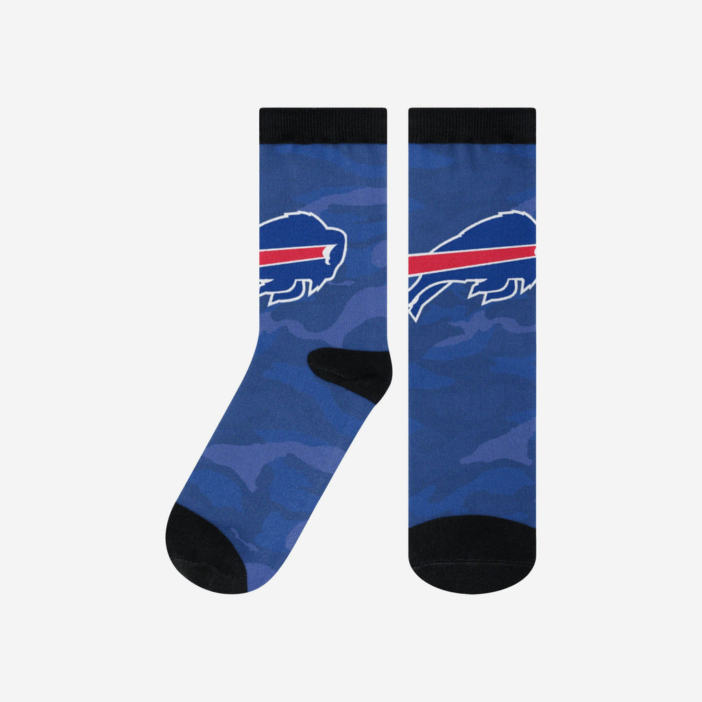 Buffalo Bills Printed Camo Socks FOCO S/M - FOCO.com