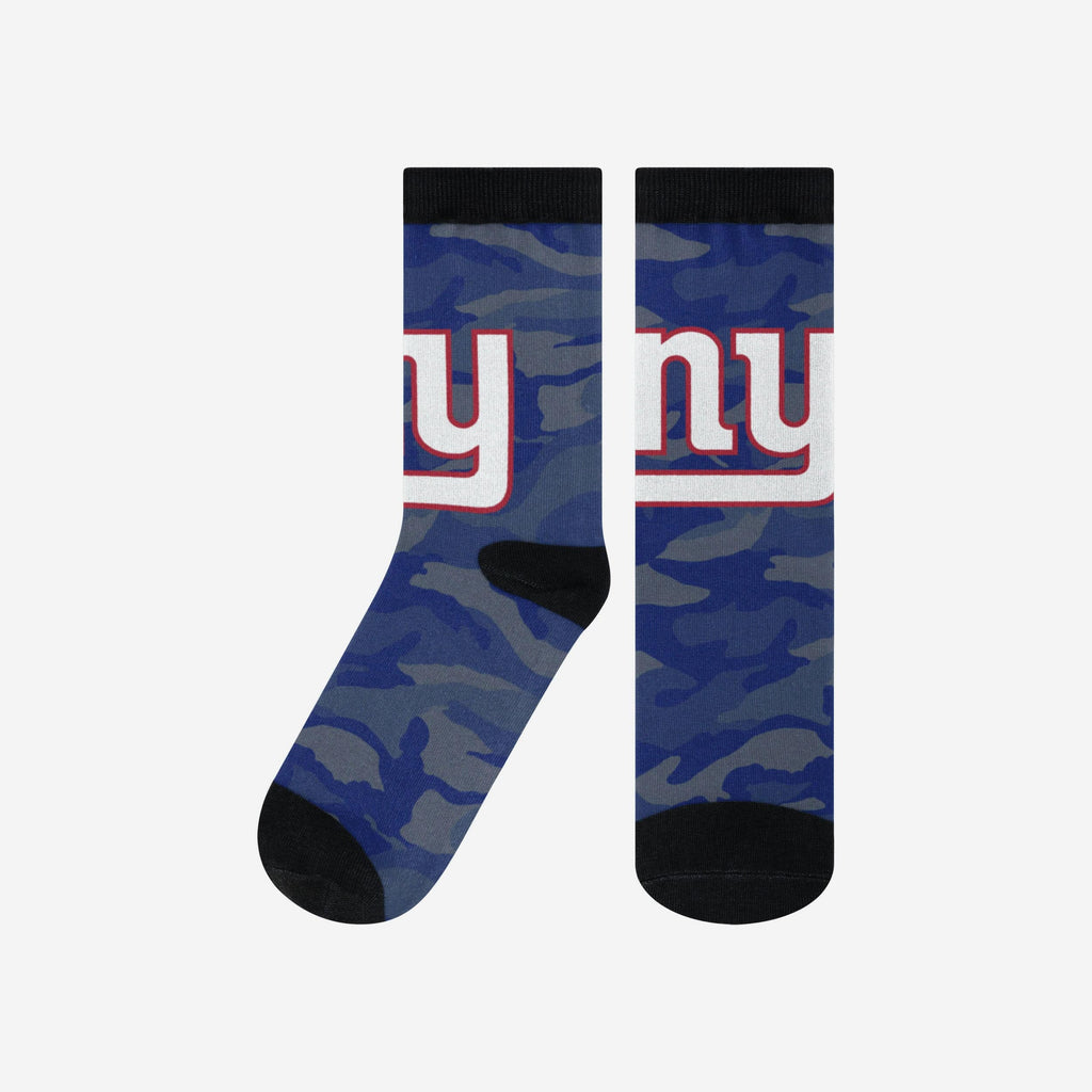 New York Giants Printed Camo Socks FOCO S/M - FOCO.com