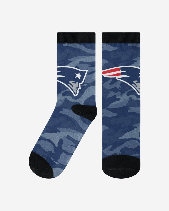 New England Patriots Printed Camo Socks FOCO S/M - FOCO.com
