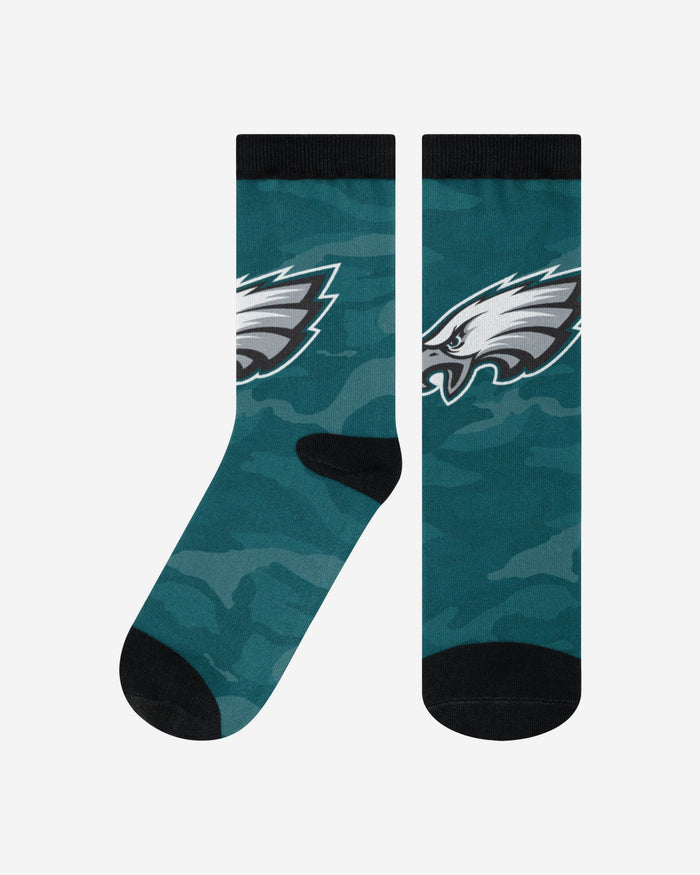 Philadelphia Eagles Printed Camo Socks FOCO S/M - FOCO.com