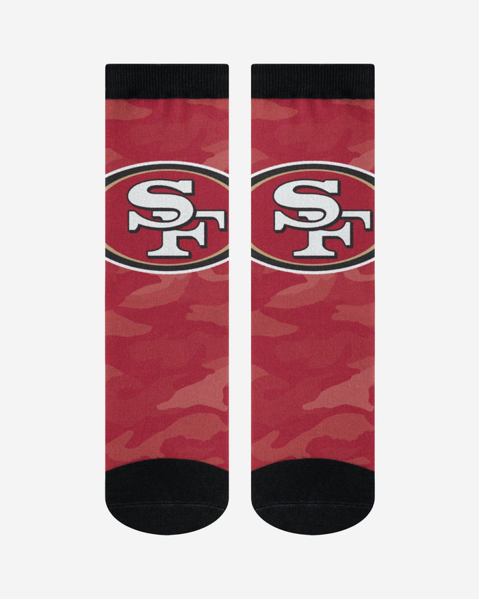 San Francisco 49ers Printed Camo Socks FOCO - FOCO.com