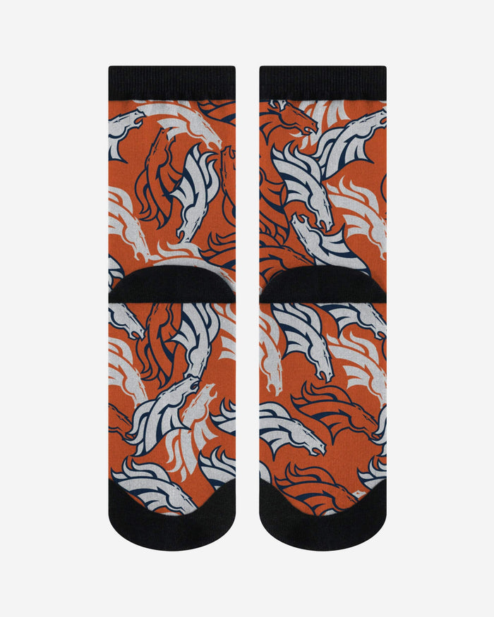 Denver Broncos Logo Blast Socks FOCO - FOCO.com