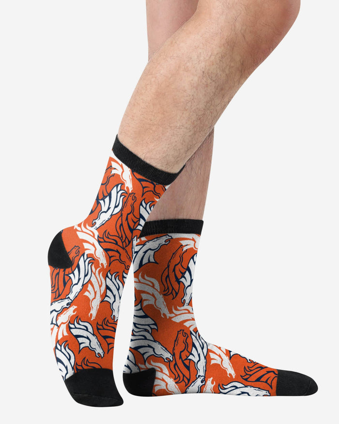 Denver Broncos Logo Blast Socks FOCO - FOCO.com