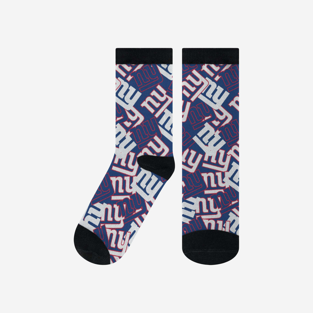 New York Giants Logo Blast Socks FOCO L/XL - FOCO.com