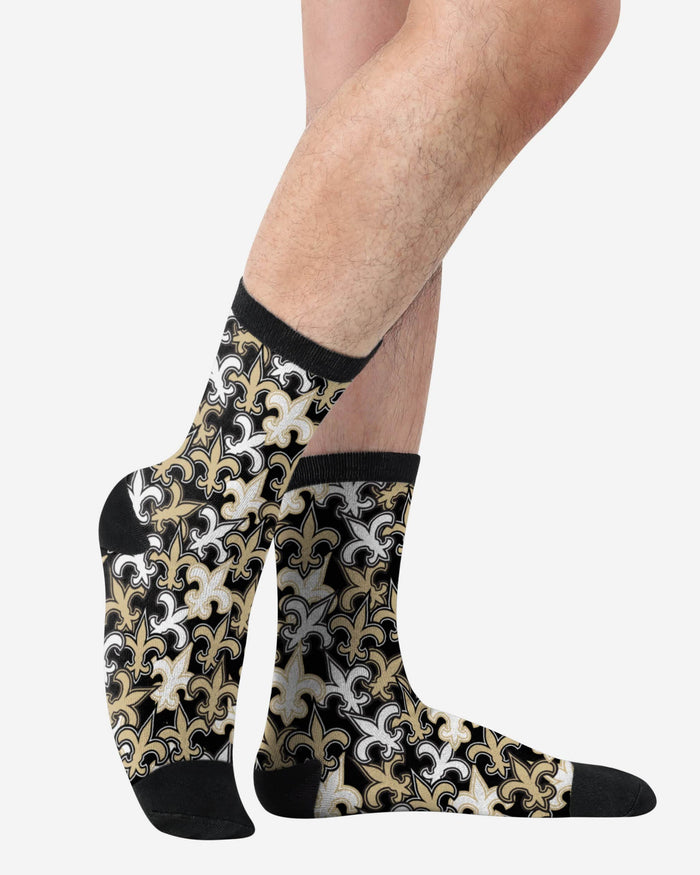 New Orleans Saints Logo Blast Socks FOCO - FOCO.com