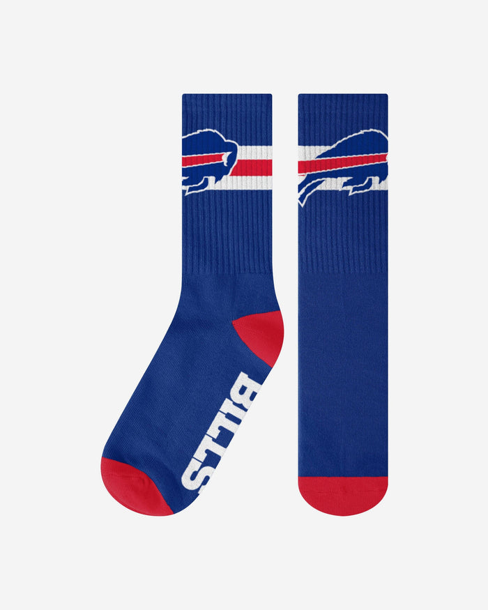 Buffalo Bills Team Stripe Crew Socks FOCO S/M - FOCO.com