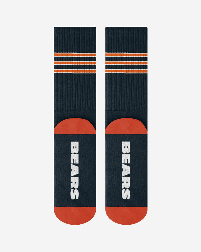 Chicago Bears Team Stripe Crew Socks FOCO - FOCO.com